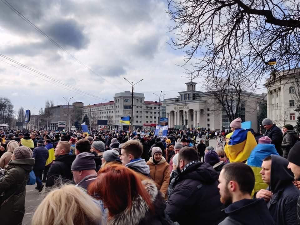 Фото з facebook: депутат VIII скликання Херсонської Міської Ради Yurii Poputko: м. Херсон, 5 березня