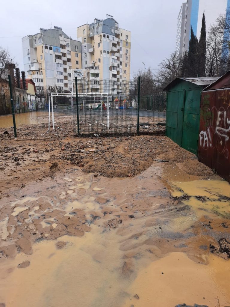 Потоп в Ялте. Фото: Янина Павленко